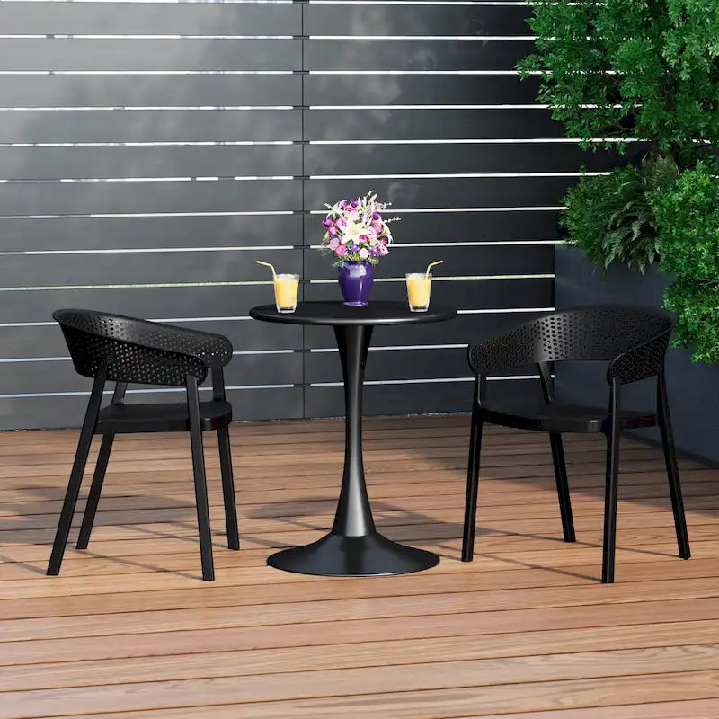 Frond and Form Outdoor Stacking Dining Armchair (Set of 2)