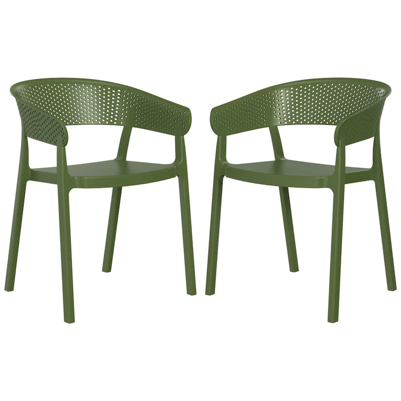 Frond and Form Outdoor Stacking Dining Armchair (Set of 2)