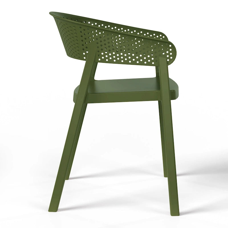 Frond and Form Outdoor Stacking Dining Armchair (Set of 2)