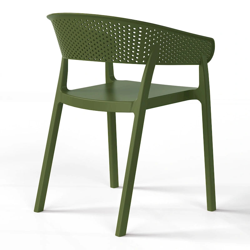 Frond and Form Outdoor Stacking Dining Armchair (Set of 2)
