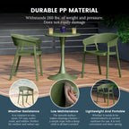 Frond and Form Outdoor Stacking Dining Armchair (Set of 2)