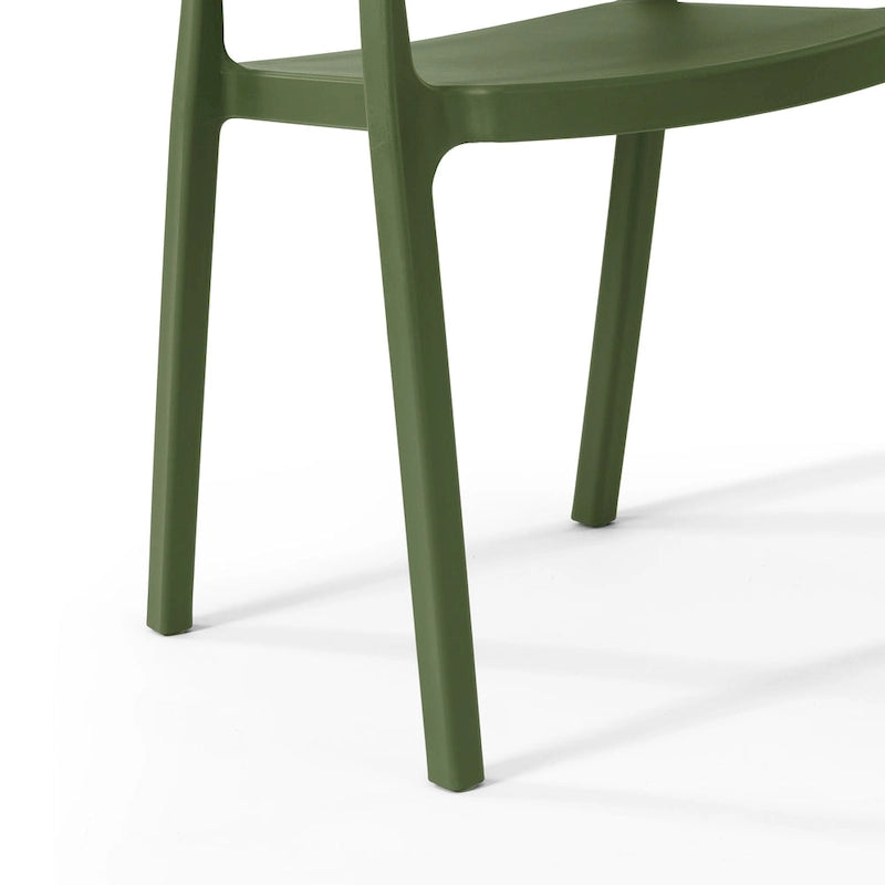 Frond and Form Outdoor Stacking Dining Armchair (Set of 2)
