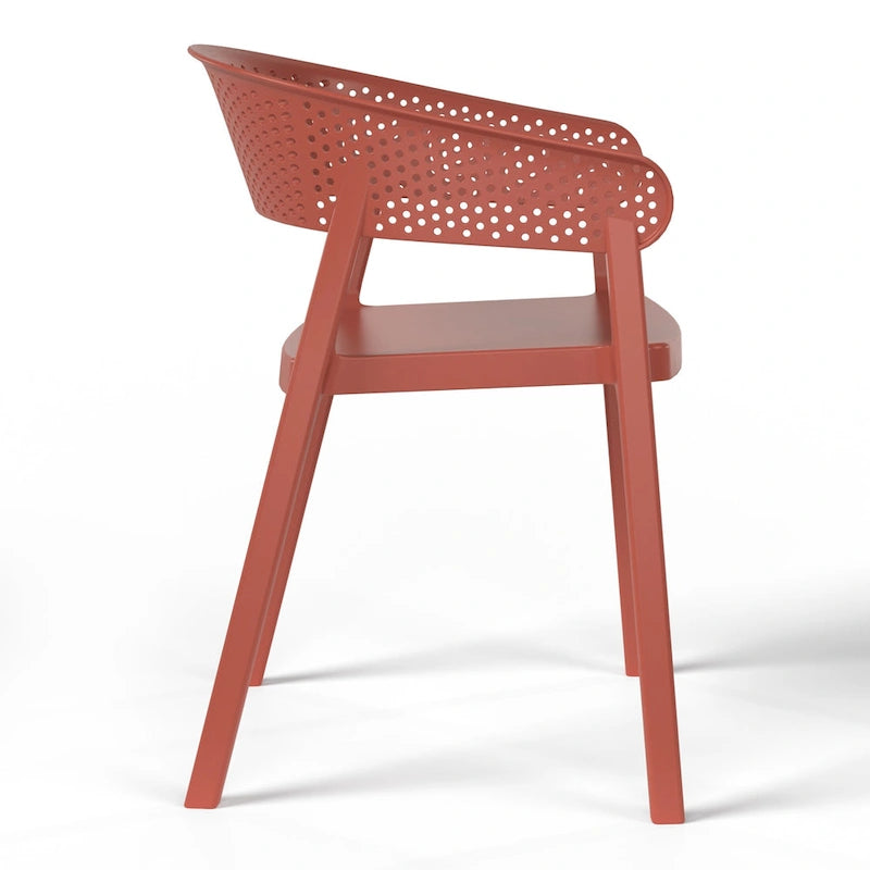 Frond and Form Outdoor Stacking Dining Armchair (Set of 2)
