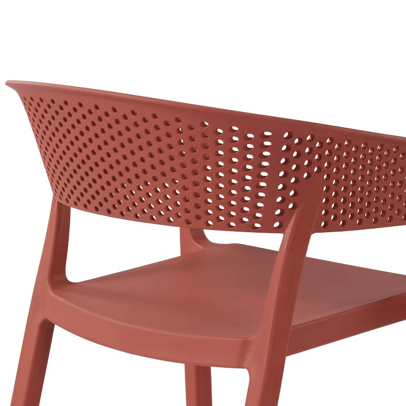 Frond and Form Outdoor Stacking Dining Armchair (Set of 2)