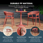 Frond and Form Outdoor Stacking Dining Armchair (Set of 2)