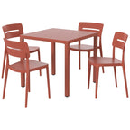Frond and Form 4-Person Outdoor Square Dining Set