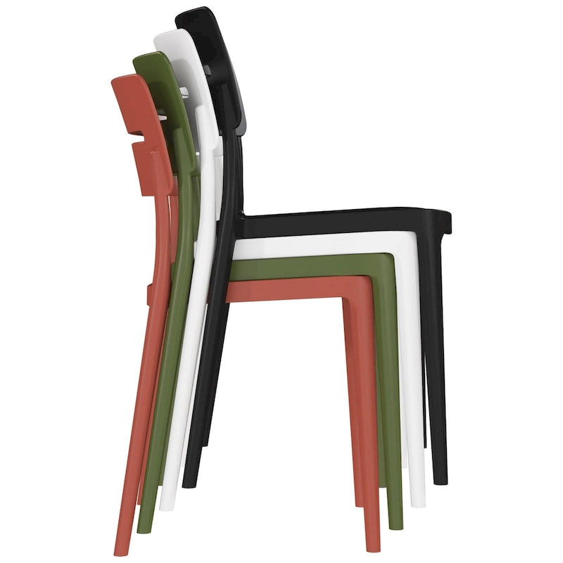 Frond and Form 4-Person Outdoor Square Dining Set