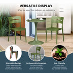 Frond and Form 4-Person Outdoor Square Dining Set