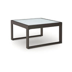 Signature Design by Ashley Beachloft Black/Gray Outdoor Coffee Table - 30W x 30D x 18H