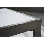 Signature Design by Ashley Beachloft Black/Gray Outdoor Coffee Table - 30W x 30D x 18H