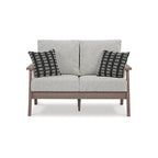 Signature Design by Ashley Emmeline Brown/Beige 2-Piece Outdoor Seating Package - 53.5 W x 34.5 D x 35 H