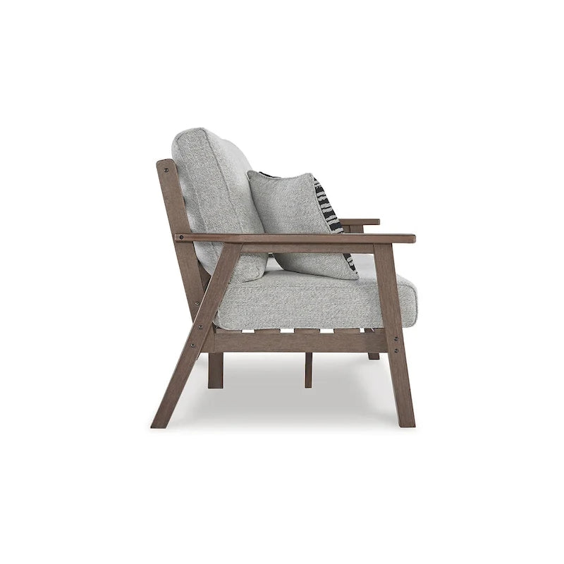 Signature Design by Ashley Emmeline Brown/Beige 2-Piece Outdoor Seating Package - 53.5 W x 34.5 D x 35 H