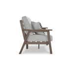 Signature Design by Ashley Emmeline Brown/Beige 2-Piece Outdoor Seating Package - 53.5 W x 34.5 D x 35 H