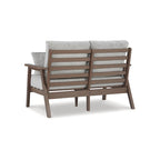 Signature Design by Ashley Emmeline Brown/Beige 2-Piece Outdoor Seating Package - 53.5 W x 34.5 D x 35 H