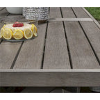 Signature Design by Ashley Hillside Barn Brown/Gray 7-Piece Outdoor Dining Package - 84 W x 42 D x 29 H