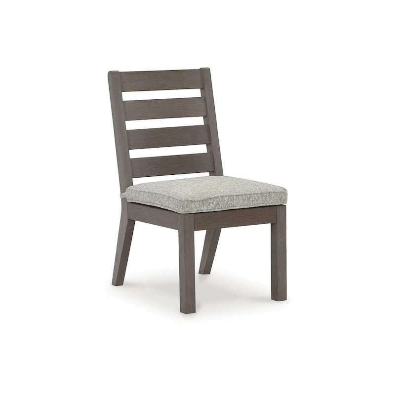 Signature Design by Ashley Hillside Barn Brown/Gray 7-Piece Outdoor Dining Package - 84 W x 42 D x 29 H