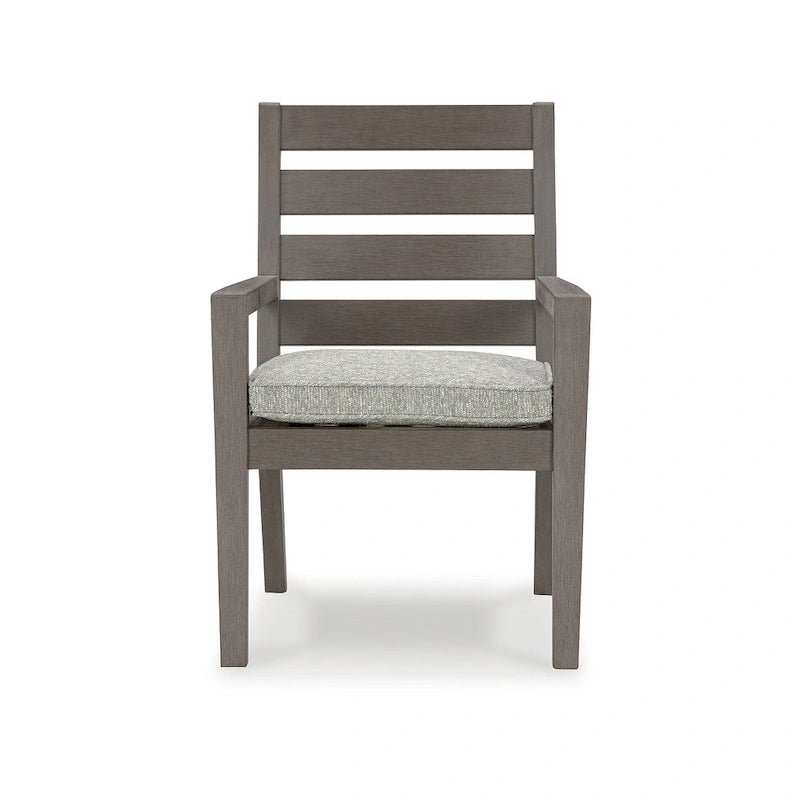 Signature Design by Ashley Hillside Barn Brown/Gray 7-Piece Outdoor Dining Package - 84 W x 42 D x 29 H