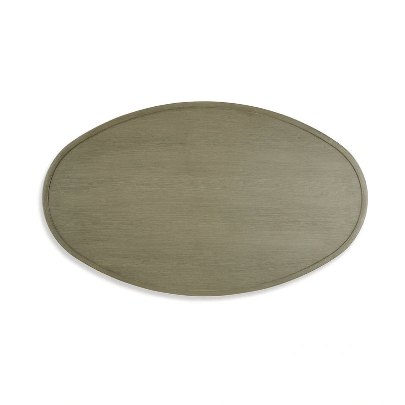 Signature Design by Ashley Swiss Valley Brown 3-Piece Outdoor Occasional Table Package - 48 W x 30 D x 18 H