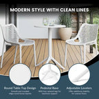 Frond and Form 23.5 Inch Outdoor Round Dining Table