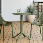 Frond and Form 23.5 Inch Outdoor Round Dining Table