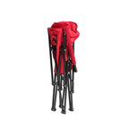 High-Back Heavy-Duty Lawn Chair Supports 250 Lbs, Portable Collapsible Design With Cup Holder