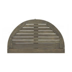 Outdoor 3pc Half-Round Folding Acacia Wood Bistro Set