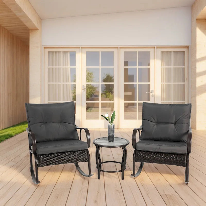 3 Pieces Patio Furniture Set
