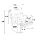 3 Pieces Patio Furniture Set