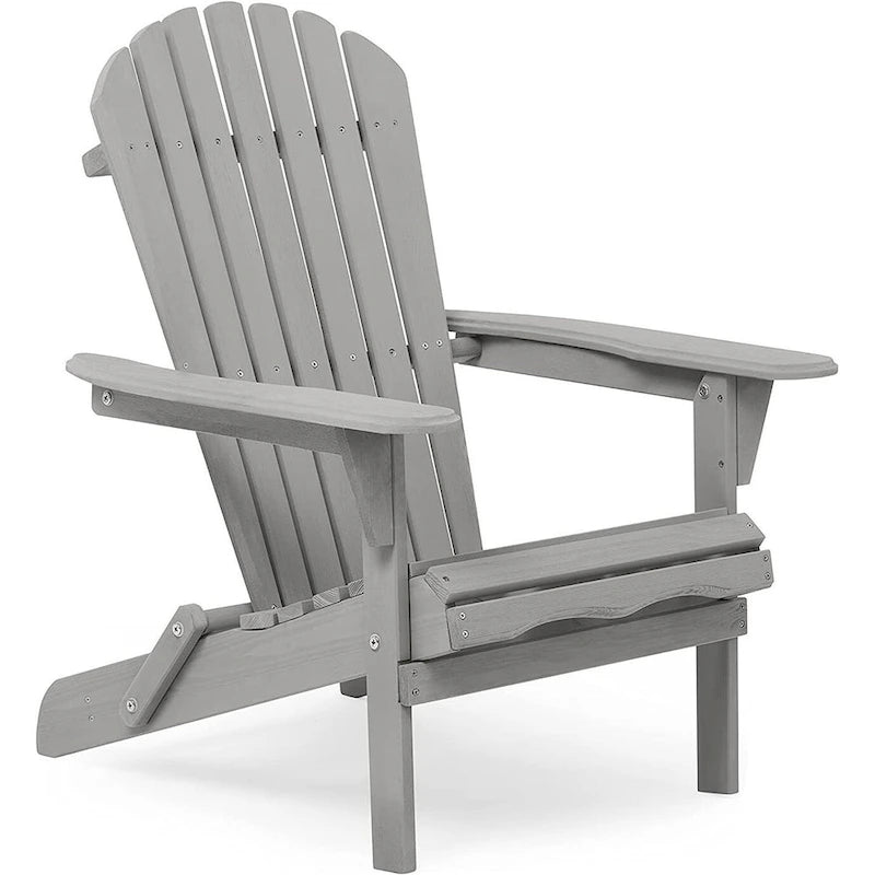 Outdoor Patio Bar Table Set, Table and Chairs Set of 5 Bar Table & Stools Set with Tall Adirondack Chairs Set for 4