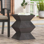 Outdoor Lightweight Concrete Side Table