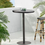 Outdoor 26 Round PE Rattan Bar Table