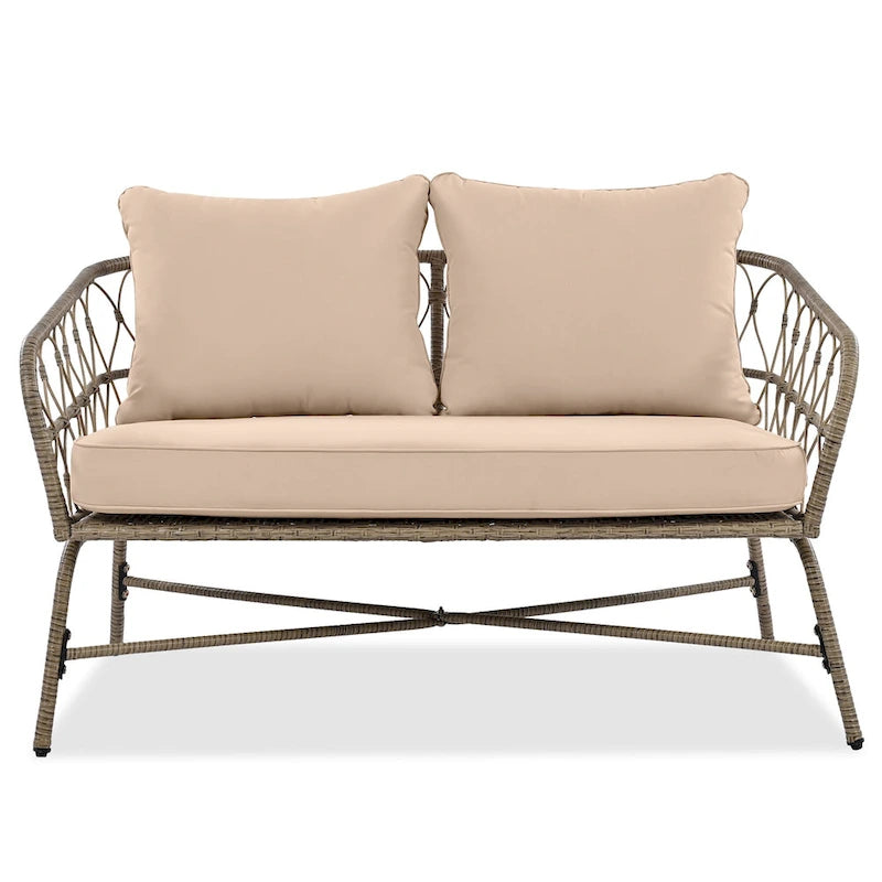 4-Person Outdoor Seating Group with Removable Cushions & 1 Coffee Table