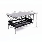 Folding Outdoor Table with Carrying Bag