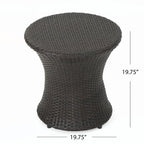 Outdoor HOURGLASS TABLE (NO GLASS TOP)