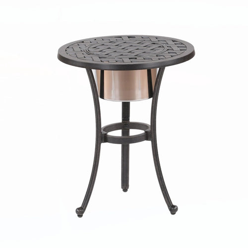 21 Round Aluminum Bistro Table