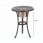 21 Round Aluminum Bistro Table