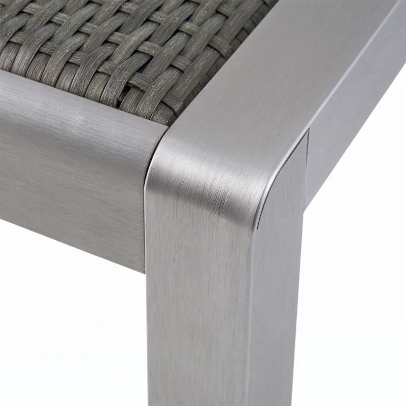 Outdoor Aluminum Square Dining Table