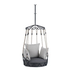 Outdoor Olefin Fabric Porch Swing Chair with UV Resistant Cushion