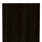 HomeRoots 47 Black Wood Pantry Or Storage Closet - 16.9' X '47.4' X '12.3