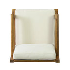 Set of 2, Outdoor Acacia Wood Patio Club Chair, Patio Furniture,Waterproof Thick Cushion Deep Seating
