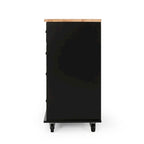 Kitchen Island On Wheels With Door, 2 Drawer, 3 Shelf, 31.5 Width Rolling Kitchen Table With Storage Cabinet