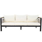 4 Pieces Outdoor Sectional Sofa Set