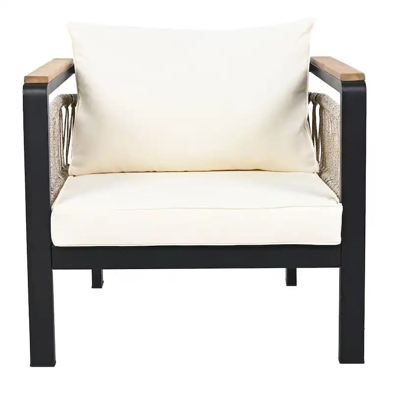 4 Pieces Outdoor Sectional Sofa Set