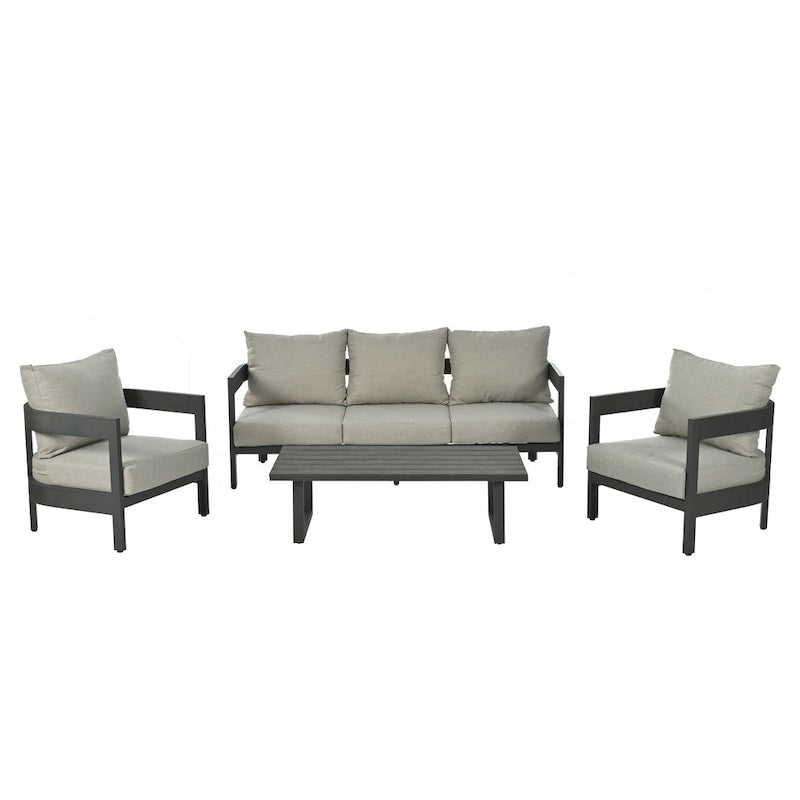 High-Quality Outdoor Seating Set with Thick Cushions