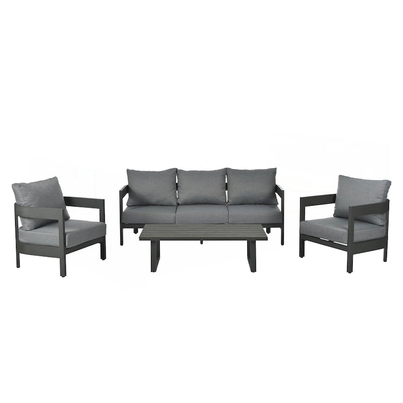 High-Quality Outdoor Seating Set with Thick Cushions