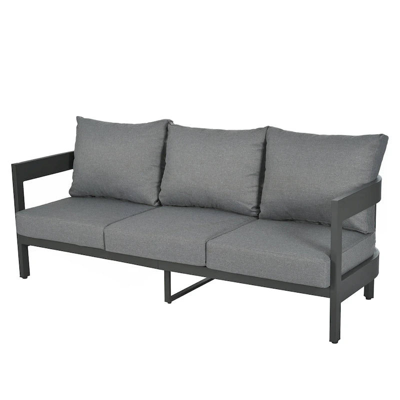 High-Quality Outdoor Seating Set with Thick Cushions