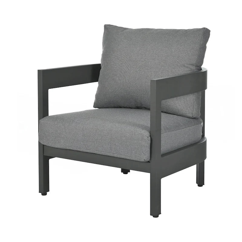 High-Quality Outdoor Seating Set with Thick Cushions