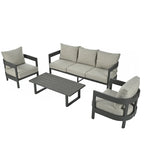 High-Quality Outdoor Seating Set with Thick Cushions