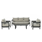 High-Quality Outdoor Seating Set with Thick Cushions