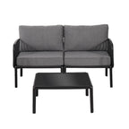 Roomfitters 5-Piece Outdoor Sectional Patio Conversation Set with Coffee Table and Deep Cushion